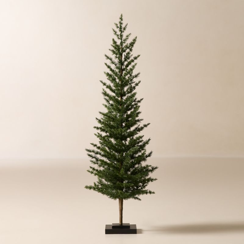 Faux Italian Cypress Pre-Lit LED Christmas Tree 4' - image 2 of 3