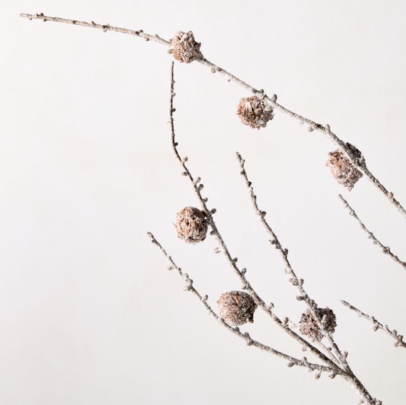 Faux Larch Flocked Holiday Stem 44" - image 2 of 3
