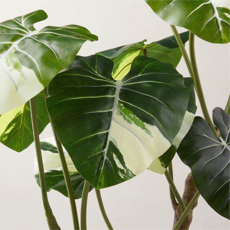 Faux Potted Philidendron Gloriosum Plant 31" - image 2 of 3