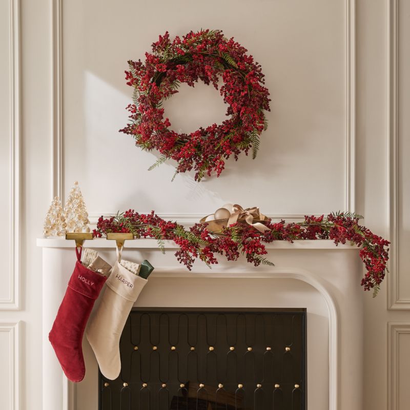 Faux Red Winter Berry Holiday Botanical Set - image 1 of 4
