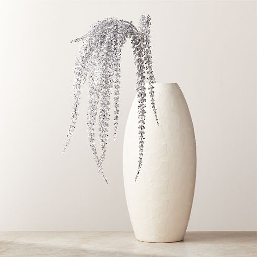 Faux Silver Amaranthus Branch Spray