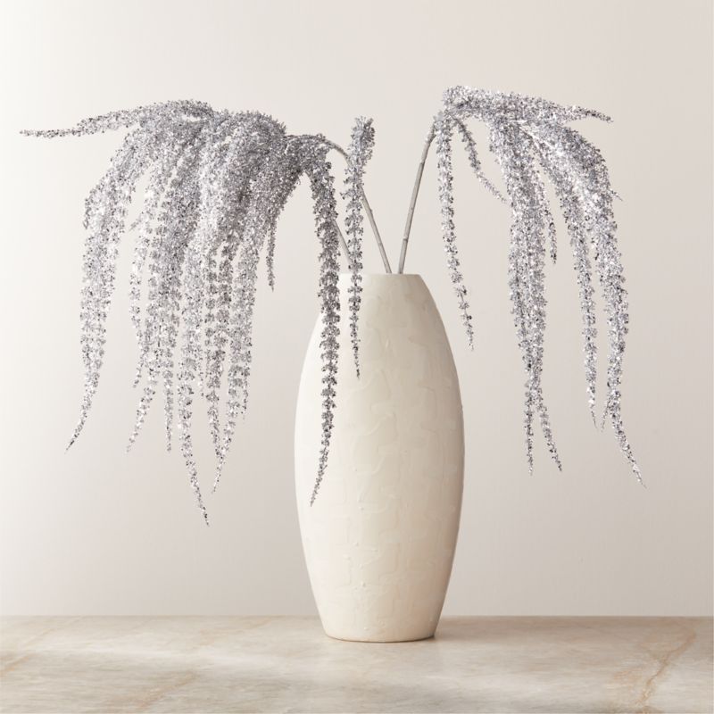 Faux Silver Amaranthus Branch Spray - image 1 of 3