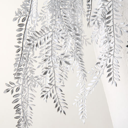 Faux Silver Willow Holiday Stem Set of 4