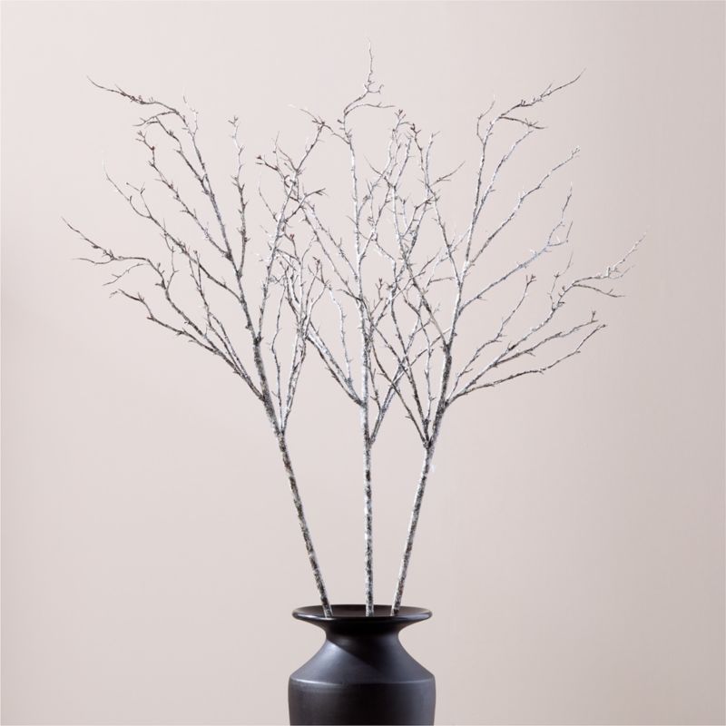 Winter White Faux Branch Spray 45" - image 2 of 5