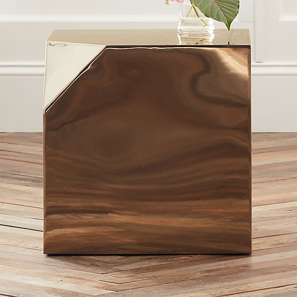 Cubo Side Table Sold Out Cb2