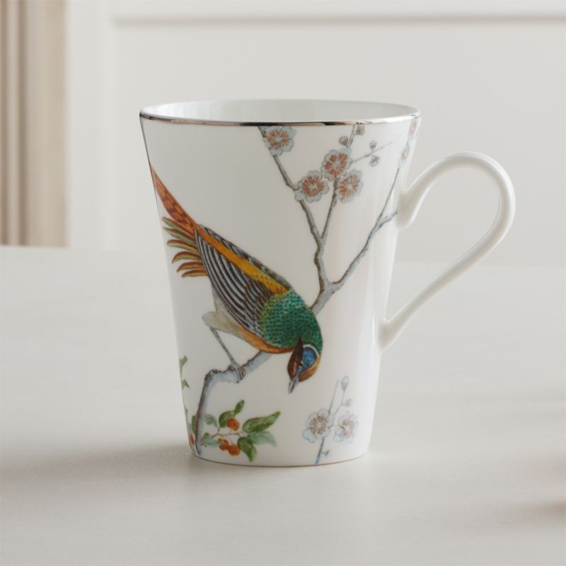 View Chelsea Floral Fine China Coffee Mug by Goop details