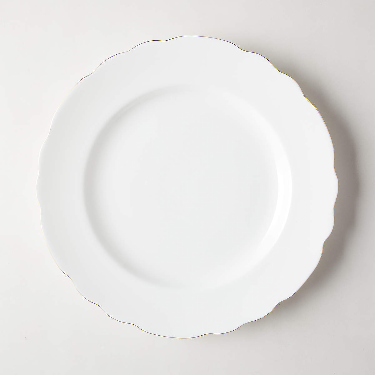Chelsea modern white dinner plate reviews cb2