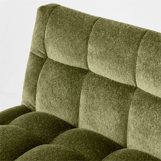 Gabe Pesto Tufted Low-Back Counter Stool Set of 2