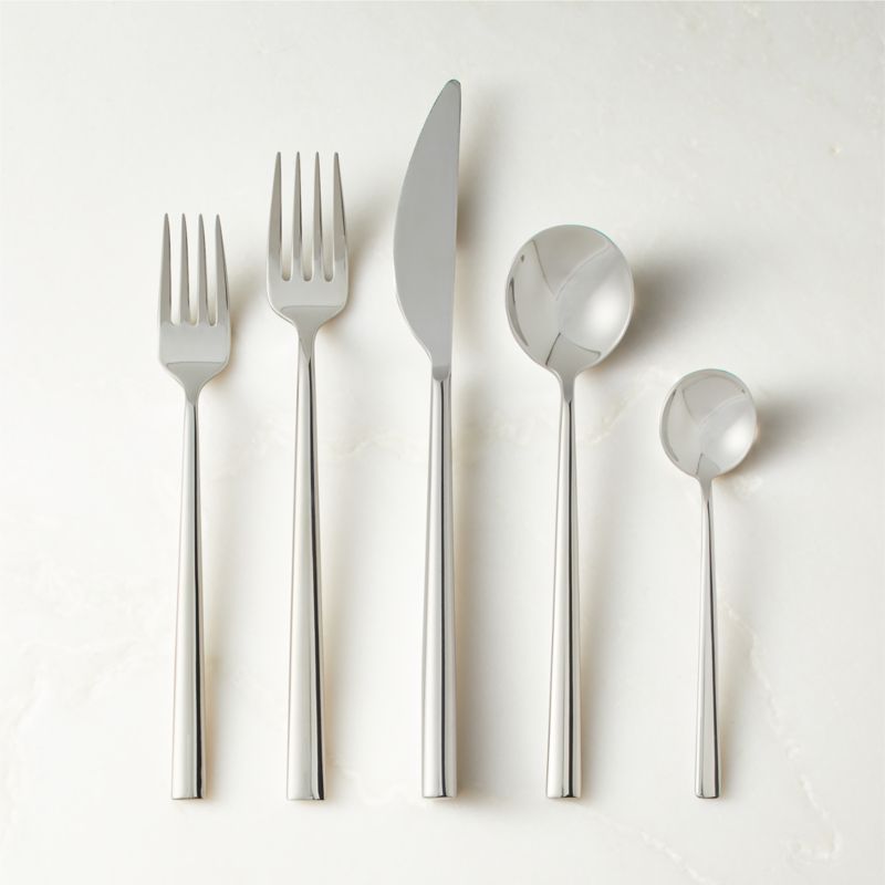 View Galileo 5-Piece Polished Silver Flatware Set details
