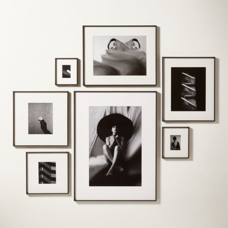 Thin Metal Gallery Frames With Mat