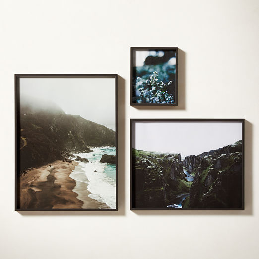Gallery Soft Black Picture Frames