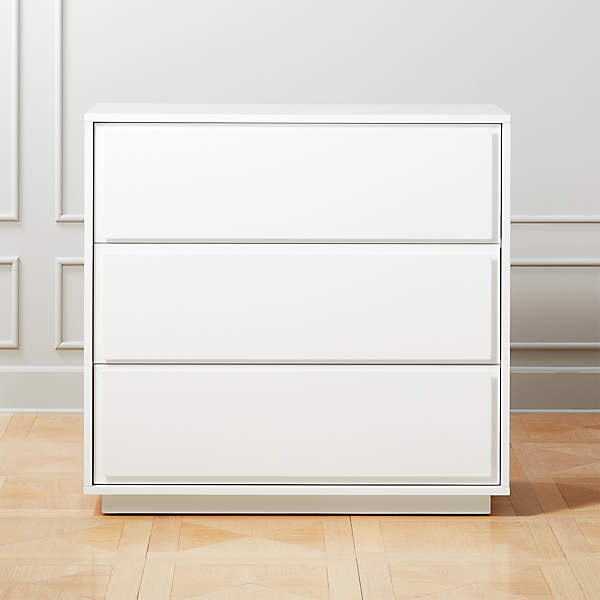 Gallery White 3 Drawer Chest Reviews, White Wood Dresser Canada