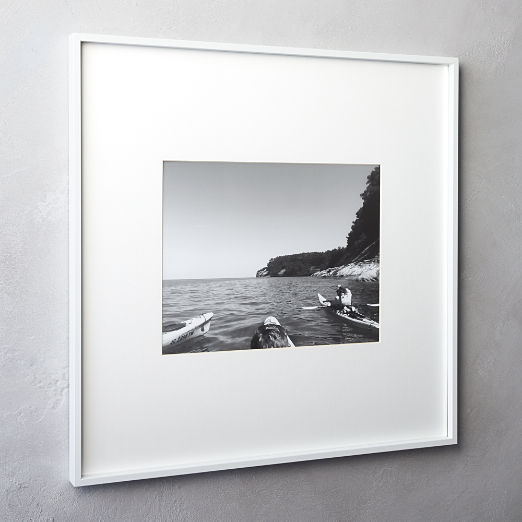 black and white photo frame