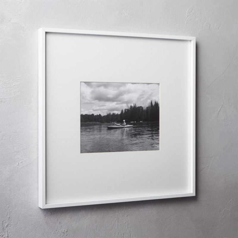 Gallery White 8x10 Picture Frame + Reviews | CB2