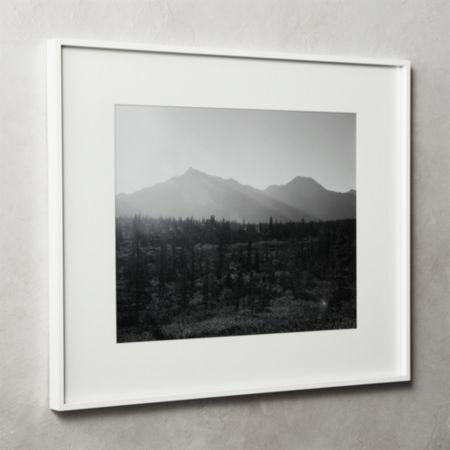 Gallery White Frame With White Mat 16x20 Reviews Cb2