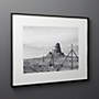Gallery Black 18x24 Picture Frame with White Mat + Reviews | CB2