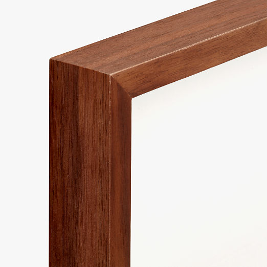 Gallery Walnut Picture Frame with White Mat 18"x24"