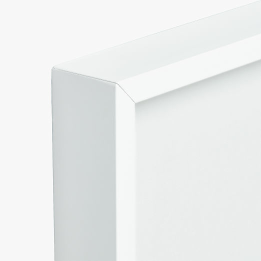 Gallery White Picture Frame with White Mat 5"x7"