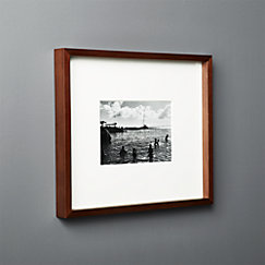 Gallery Walnut Frame with White Mat 5x7