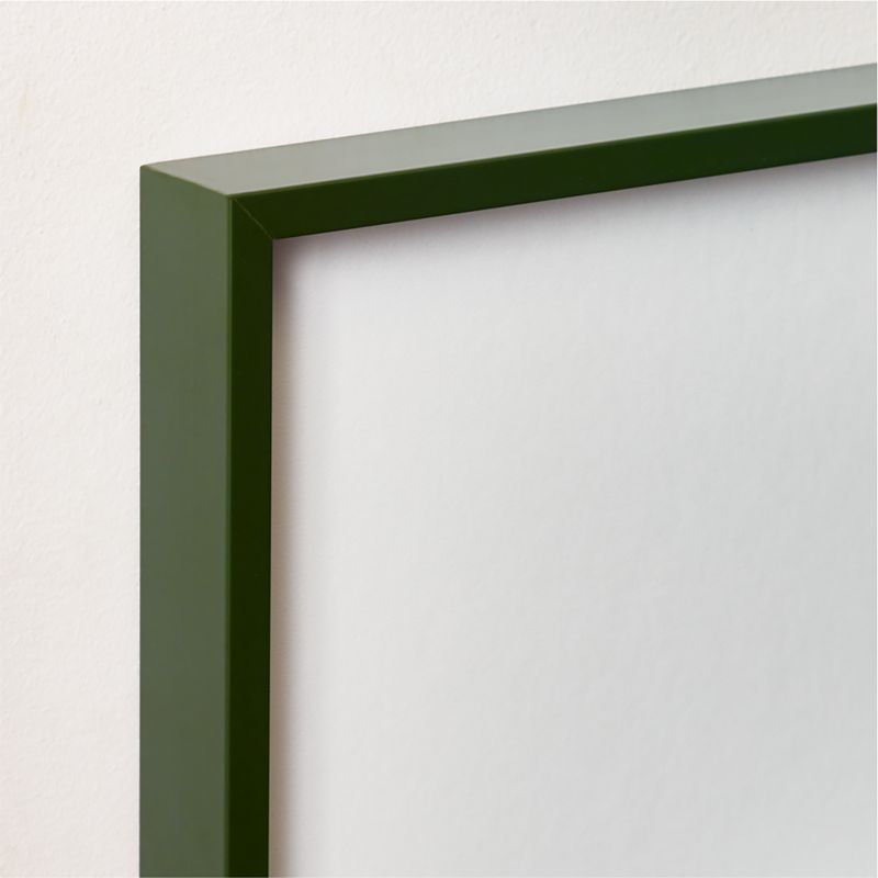 Gallery Green Picture Frame with White Mat 11"x14" - image 3 of 4