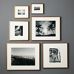 Modern And Unique Picture Frames Cb2 Gallery Br Frames With White Mats