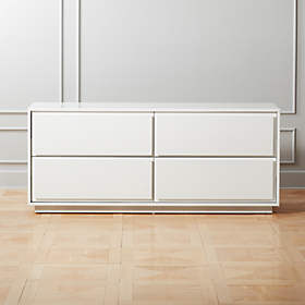 White low store dresser drawers