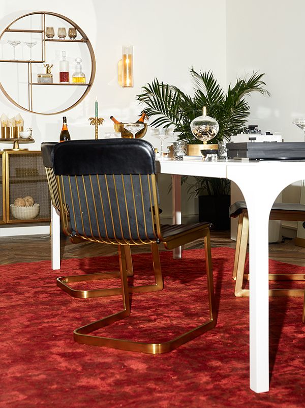 Glam game night party ideas with CB2