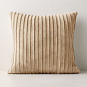 Truette Light Olive Green Turkish Silk Throw Pillow with Down-Alternative Insert 23''x23"