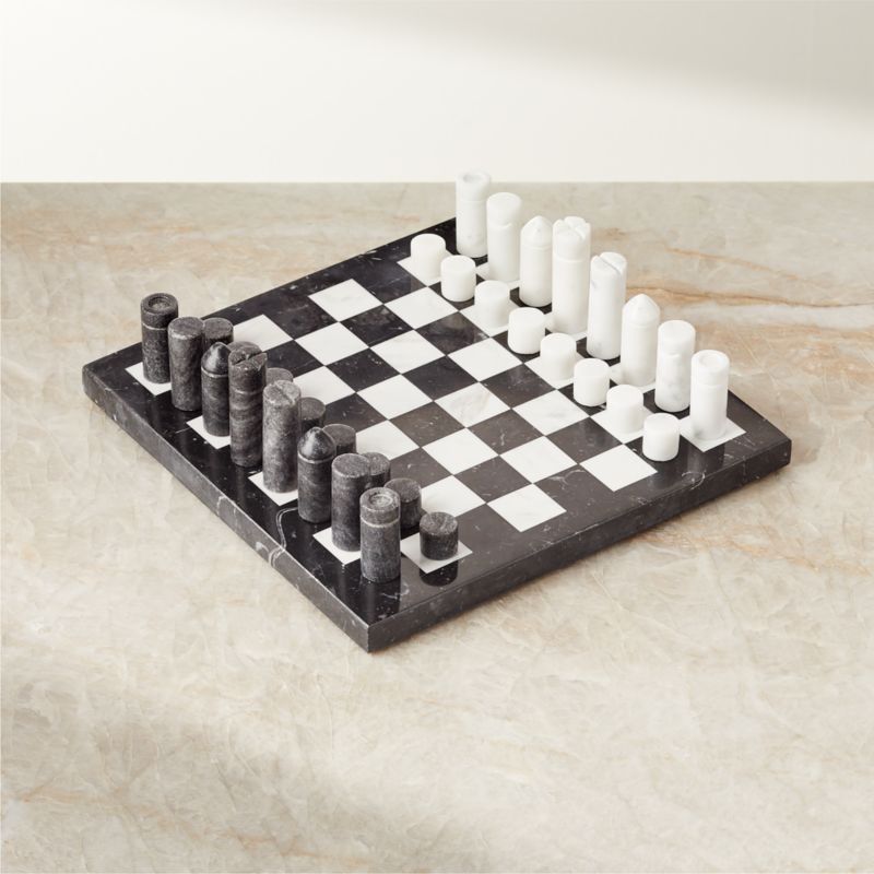 Famiglia Modern Stainless Steel Chess Set + Reviews, CB2 Canada