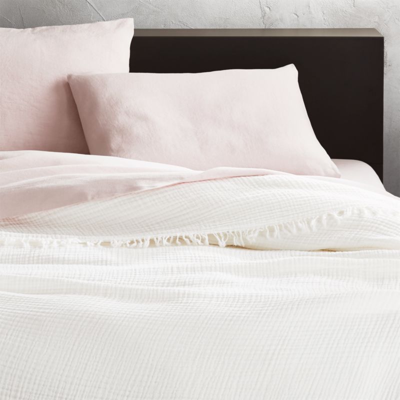Fringed Throw Blankets Cb2 Gauze White Lightweight Blanket King