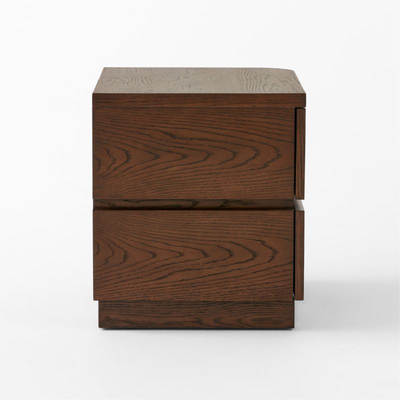 Gavin 2-Drawer Oak Wood Nightstand Right - image 6 of 9