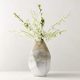 Randa Bronze Blackened Cast Aluminum Vase + Reviews | CB2 Canada