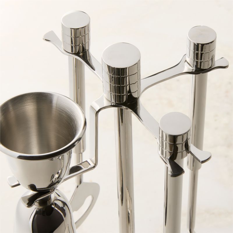 Genevieve 4-Piece Stainless Steel Bar Tools Set With Stand - image 1 of 4