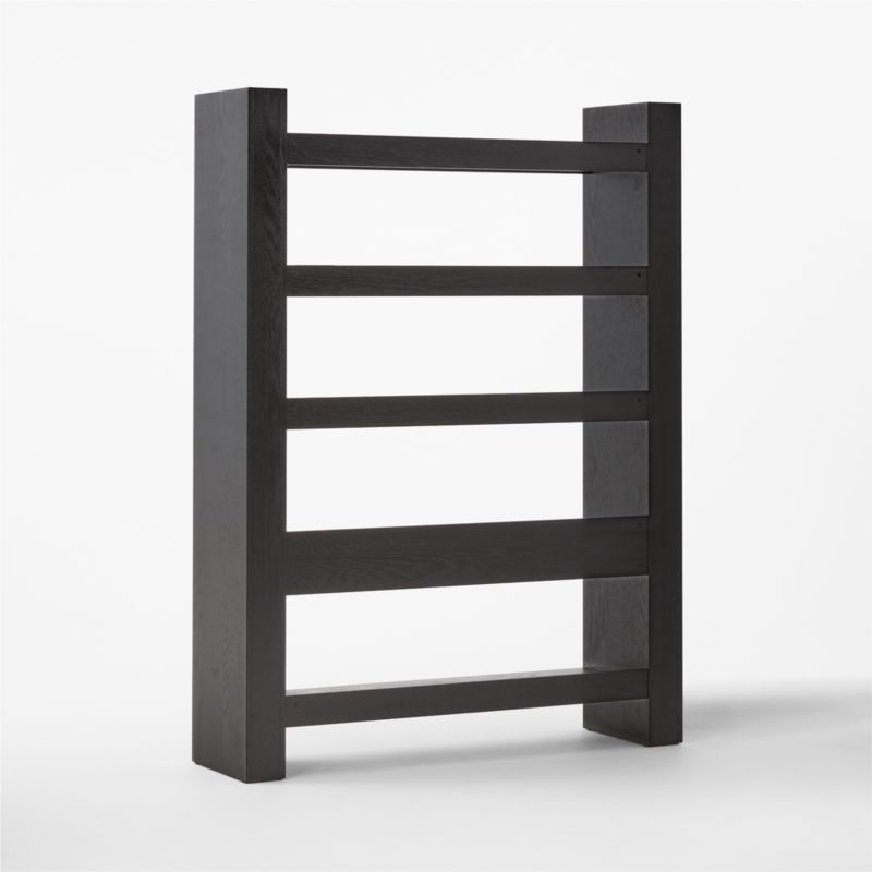 Genova Black Ebonized Oak Bookcase by Gianfranco Frattini - image 11 of 13