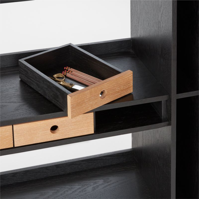 Genova Black Ebonized Oak Bookcase by Gianfranco Frattini - image 12 of 13