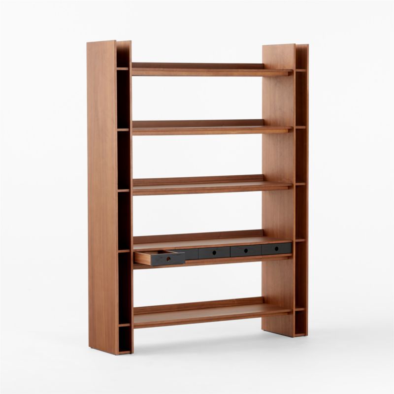 Genova Walnut Wood Bookcase by Gianfranco Frattini - image 6 of 11