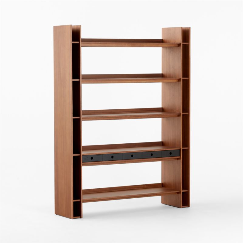 Genova Walnut Wood Bookcase by Gianfranco Frattini - image 5 of 11