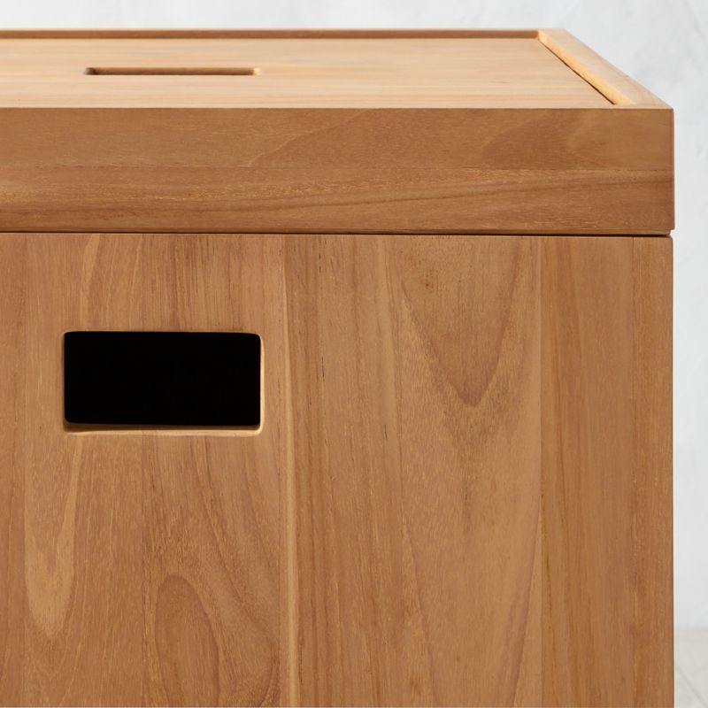 Giacomo Teak Storage Bin by Ross Cassidy - image 6 of 10