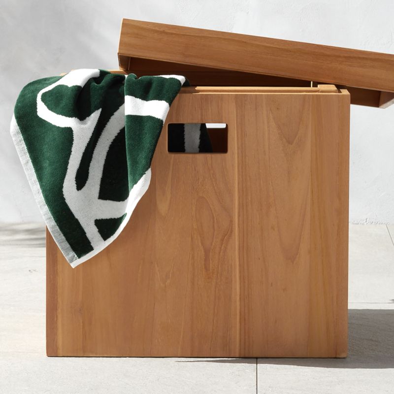 Giacomo Teak Storage Bin by Ross Cassidy - image 2 of 10