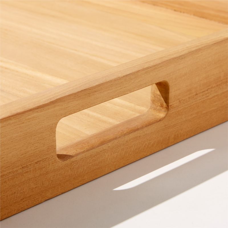 Giacomo Teak Decorative Tray by Ross Cassidy - image 5 of 9