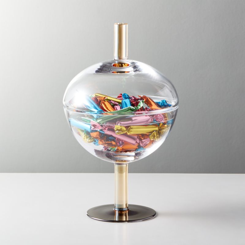 View Gianna Glass Dish with Lid Medium details