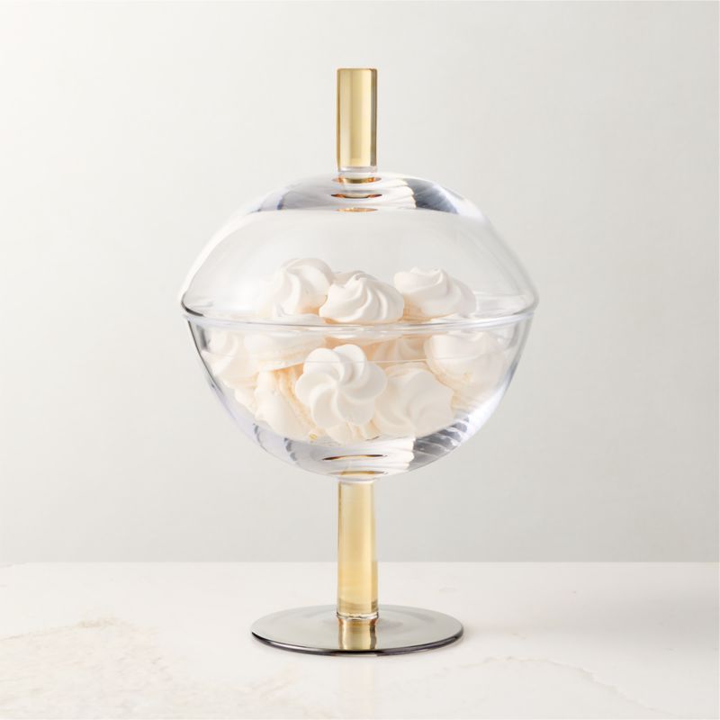 View Gianna Glass Dish with Lid Medium details
