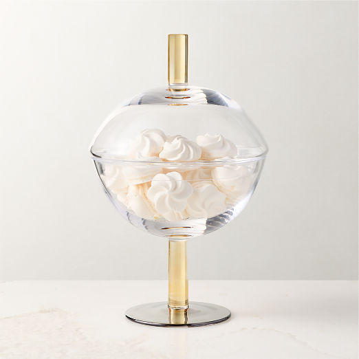 Gianna Glass Dish with Lid Medium