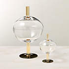 Gianna Glass Dishes with Lids Set of 2