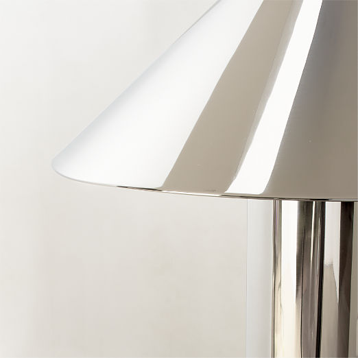 Gigi Polished Stainless Steel Floor Lamp