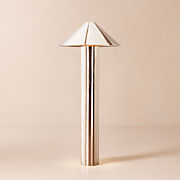 Gigi Polished Stainless Steel Floor Lamp