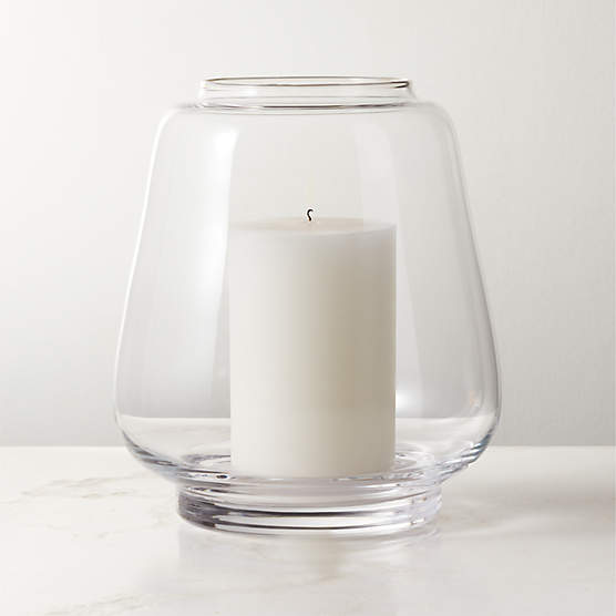 Gio Large Glass Hurricane Candle Holder