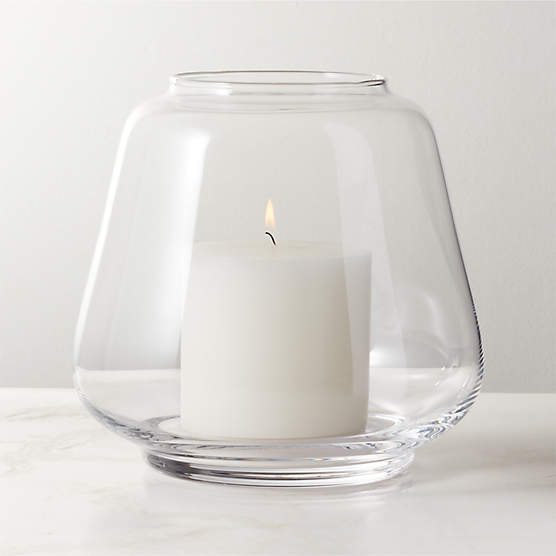 Gio Small Glass Hurricane Candle Holder