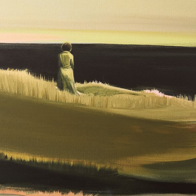 Girl in the Distance 50"x60" Wall Art by Megan Gabrielle for Casa Dean by Swizz Beatz - image 2 of 4