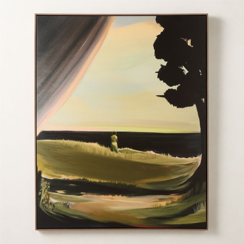 Viewing product image Girl in the Distance 50"x60" Wall Art by Megan Gabrielle for Casa Dean by Swizz Beatz - image 1 of 4